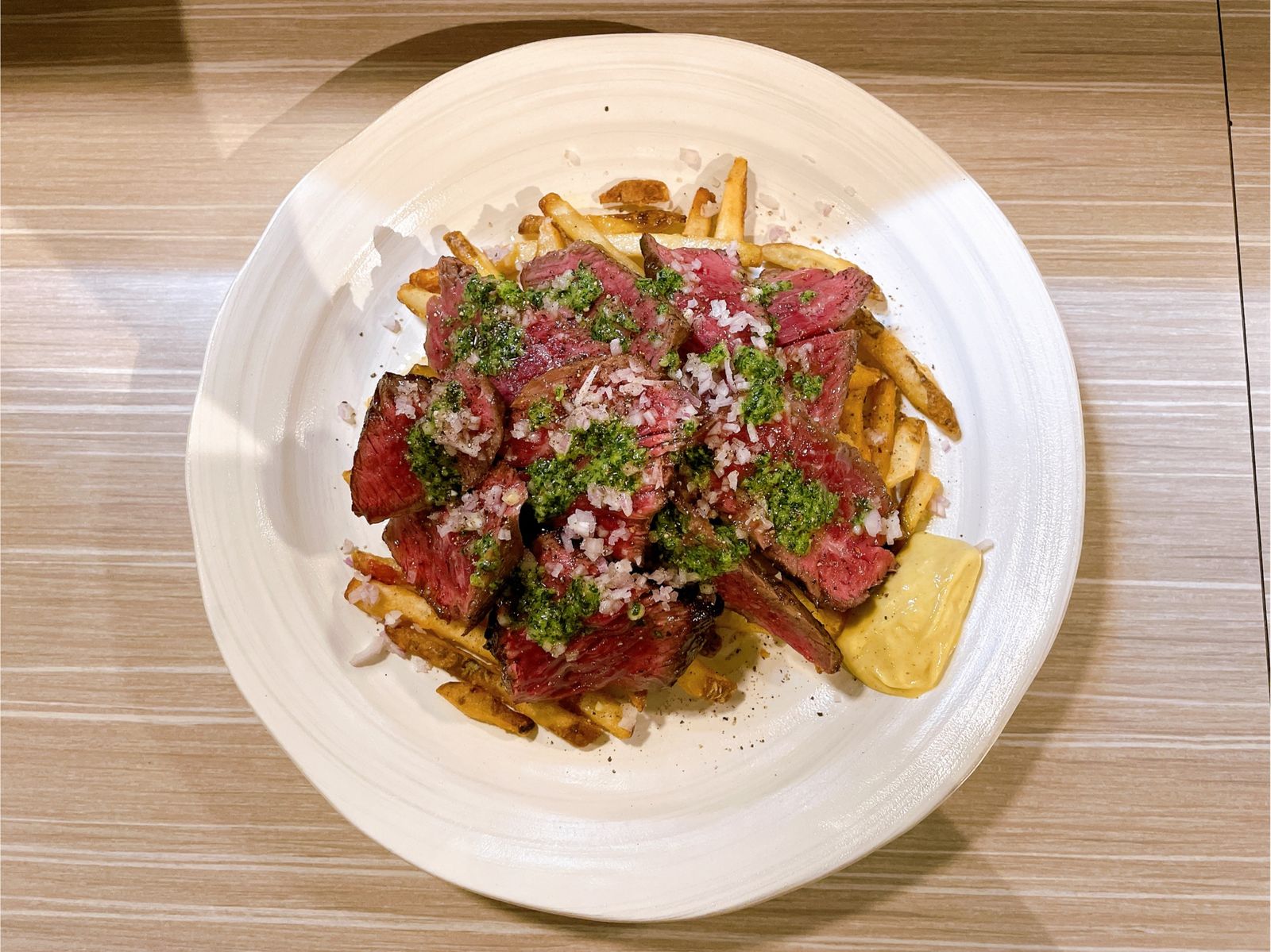 牛バベットステーキ & フレンチフライドポテト